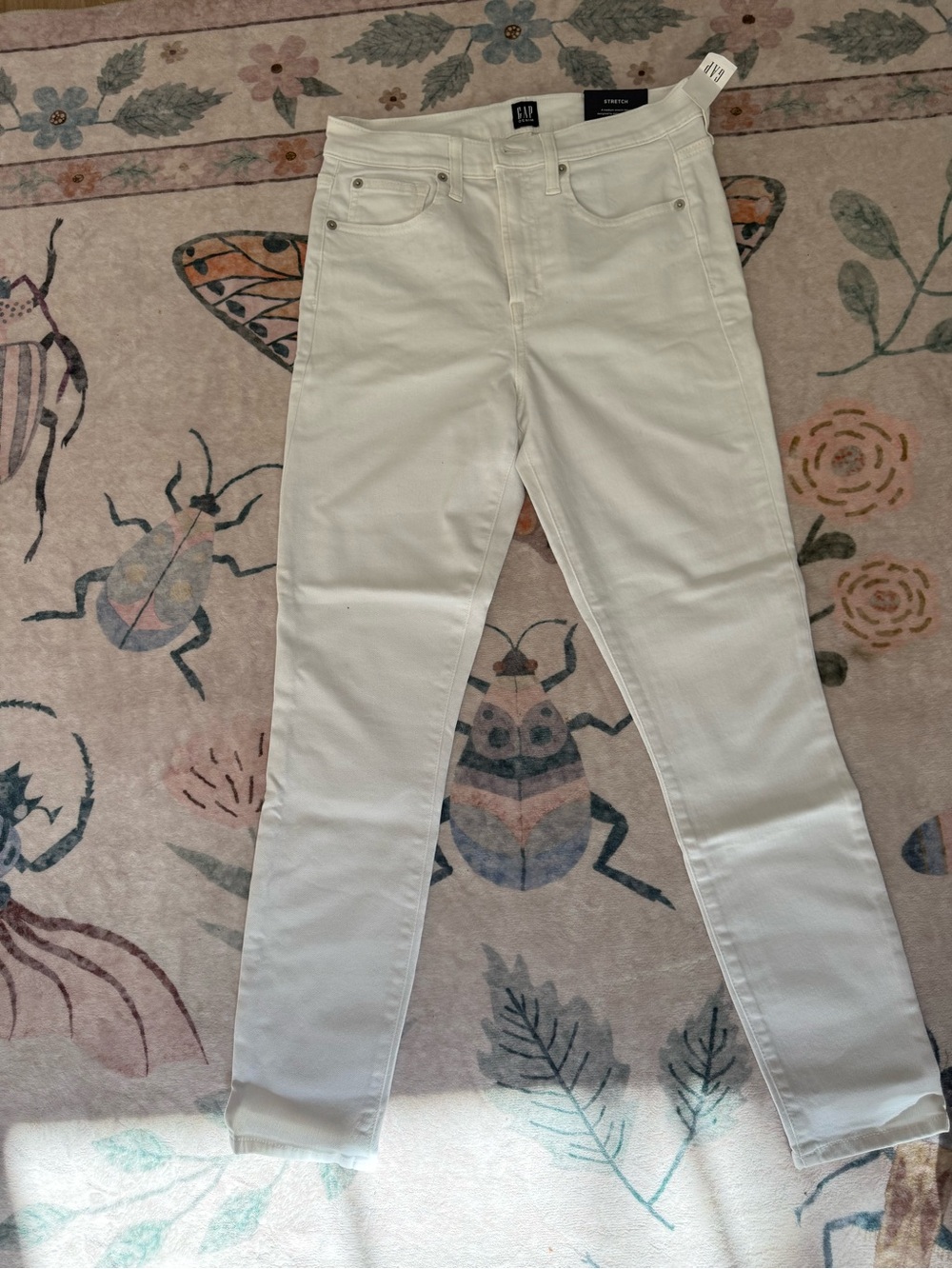 NWT GAP White Skinny Jeans - High Rise Stretch